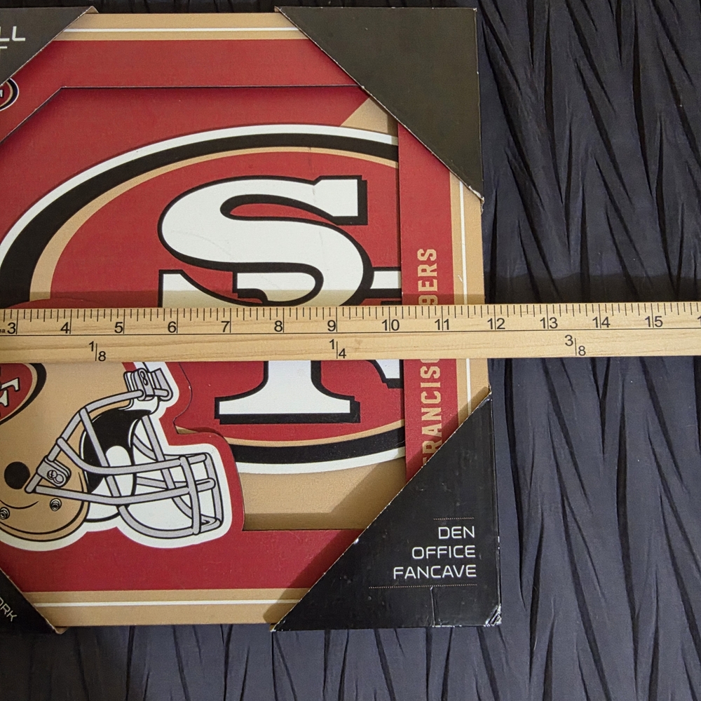 San Francisco 49ers Wall Art - Red & Gold - Picture 3 of 4